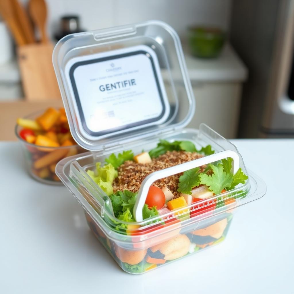 Aplicação da embalagem para Alimentos
